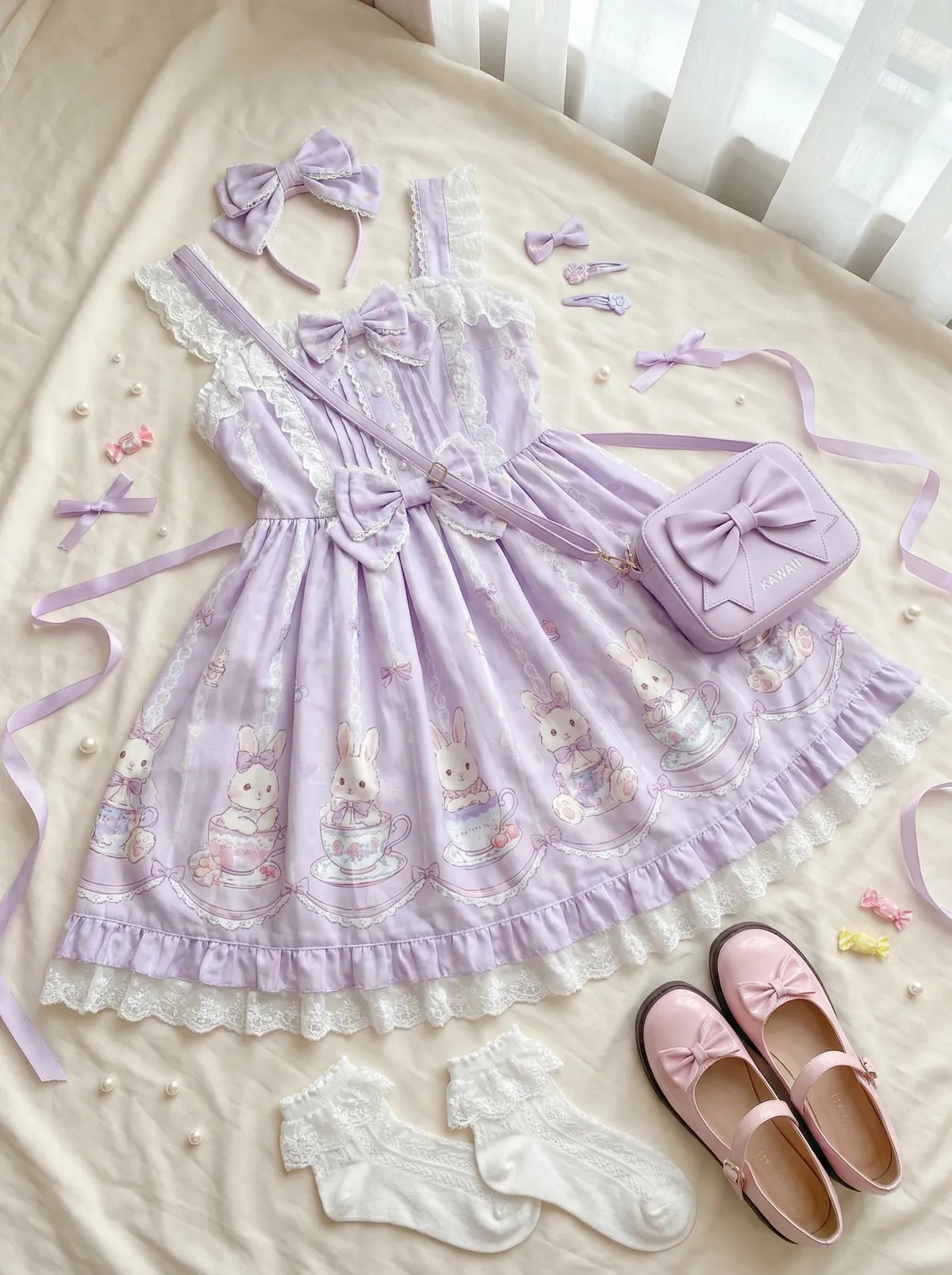 上课忘穿内衣被男同桌摸了一节课 Lolita穿搭灵感分享